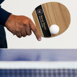 Monogram Wood like Rustic Pingisracket