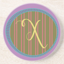 Monogram X Sandstone-Underlägg Underlägg