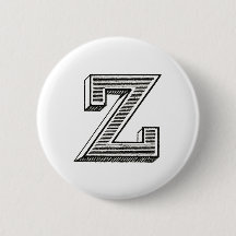Monogram Z, Brev Z, Alphabet z, Black and White