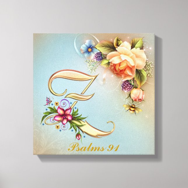 Monogram Z Premium Wrapped Canvas (glapp) (Framsida)