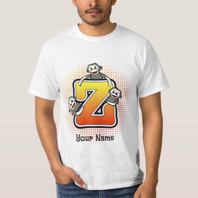 Monogram Z Strumpapa T Shirt (Framsida)