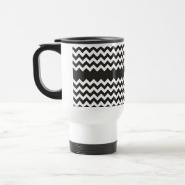 Monogram Zigzag Resemugg: Black, White Chevrons Resemugg