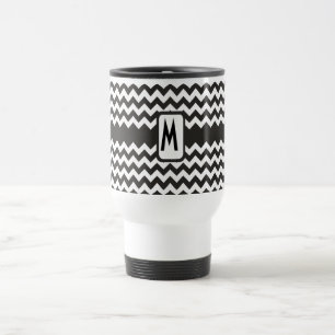 Monogram Zigzag Resemugg: Black, White Chevrons Resemugg