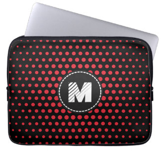MonogramAlizarincrimson Techno pricker modernt Laptop Fodral