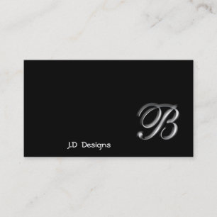 MonogramB-affärskort Visitkort