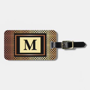 Monogrambagagemärkre Bagagebricka