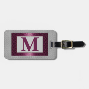 Monogrambagagemärkre Bagagebricka