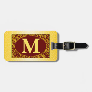 Monogrambagagemärkre Bagagebricka