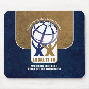 monogrambakgrund för lokal 17-18 musmatta