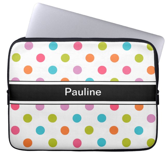 Monogrambärbar datorfodral (Framsidan)