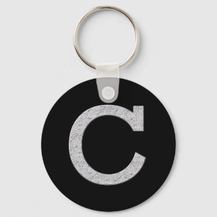 Monogrambrev C Nyckelring