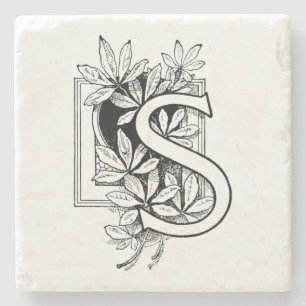 Monogrambrev" Collage Stenunderlägg