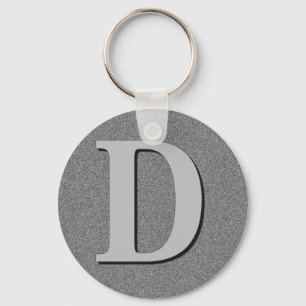 Monogrambrev D Nyckelring