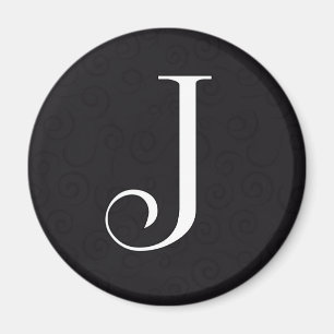 Monogrambrev J Magnet