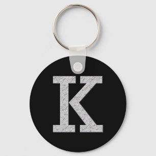 Monogrambrev K Nyckelring
