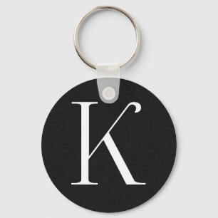 Monogrambrev K Nyckelring
