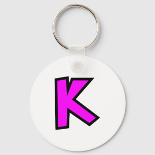 Monogrambrev K Nyckelring