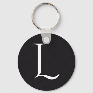 Monogrambrev L Nyckelring