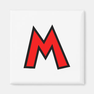 Monogrambrev M Magnet