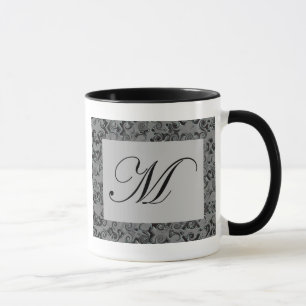 Monogrambrev M Mugg