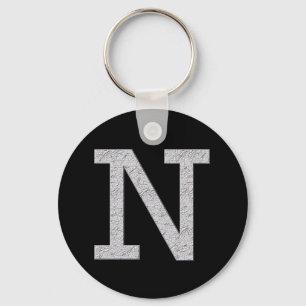 Monogrambrev N Nyckelring