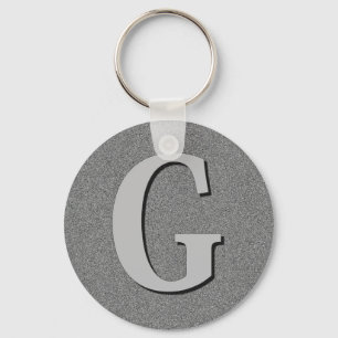 MonogrambrevG Nyckelring