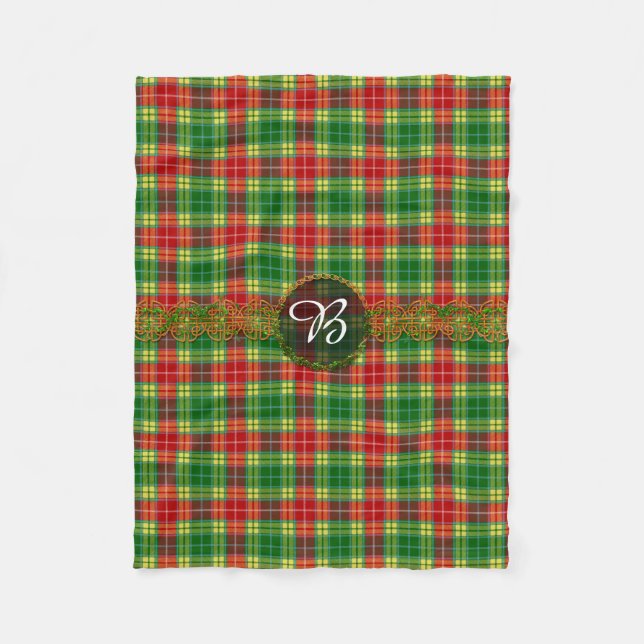MonogramBuchanan Tartan Fleecefilt (Framsidan)