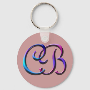 MonogramCB Keychain Nyckelring