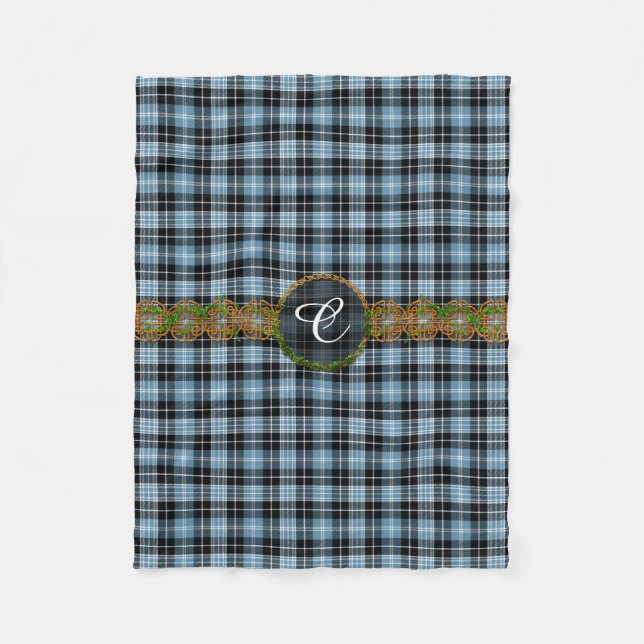 MonogramClark Tartan Fleecefilt (Framsidan)