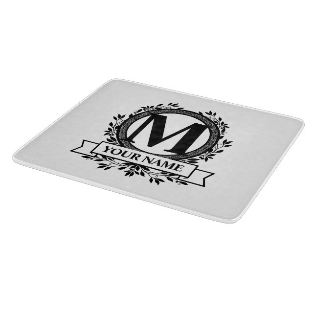 Monogramdesign för blommigt (Hörn)