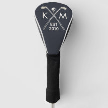 Monogramdesign för golf-klubb med elegant personli