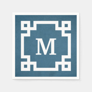 Monogramdesign Pappersservett