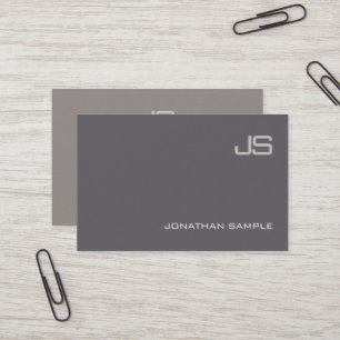 Monogramdesignlyx för modern Professionell-Elegant Visitkort
