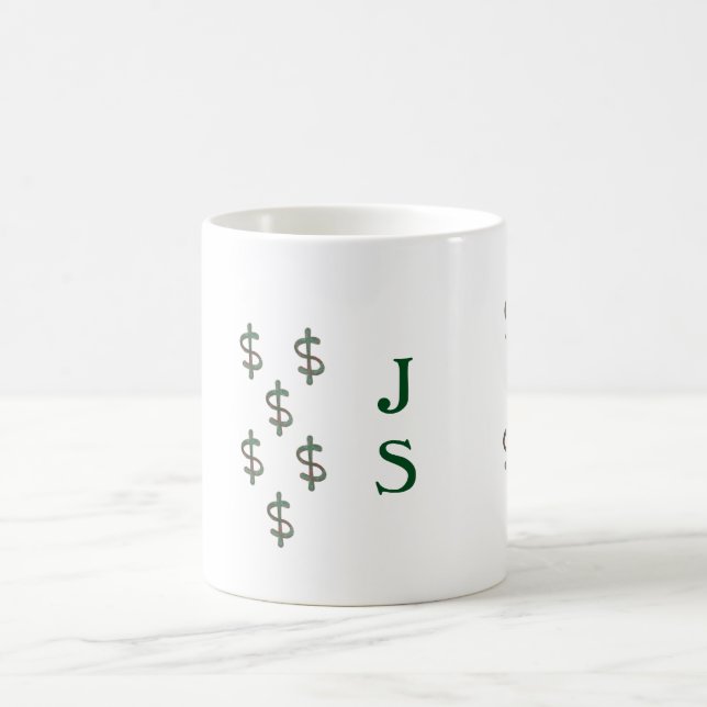 Monogramdollartecken Kaffemugg (Center)