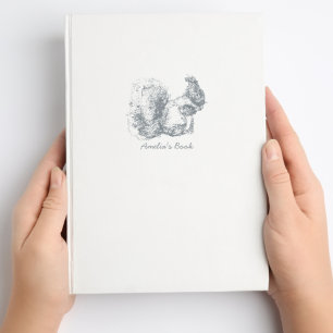 Monogramekorren i Bok i Tillhör till Självfärgande Stämpel