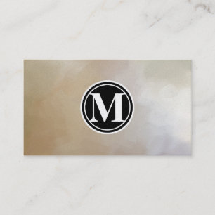 Monogramelegant och abstraktbakgrund visitkort