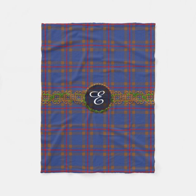 MonogramElliot Tartan Fleecefilt (Framsidan)