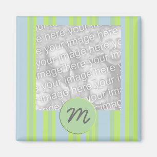 monogramen görar randig fotoramen magnet