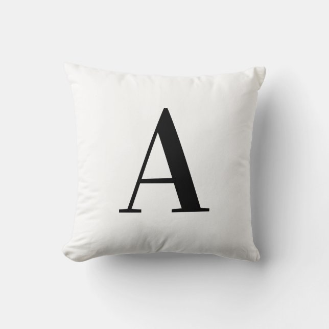 Monogramen kudder brev "A ", Kudde (Framsida)