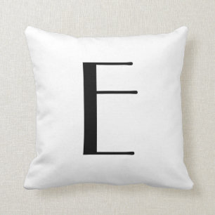 Monogramen kudder brev E Kudde