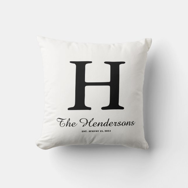 Monogramen kudder kudde (Framsida)