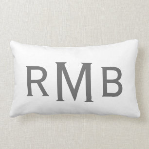 Monogramen kudder lumbarkudde
