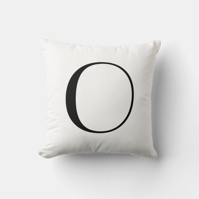 Monogramen kudder nolla kudde (Framsida)