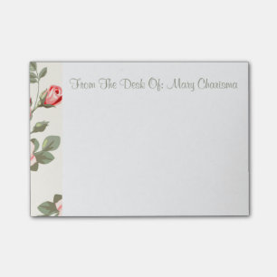 Monogramen postar noterar post-it block