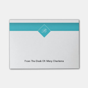 Monogramen postar Postar-it® noterar Post-it Block