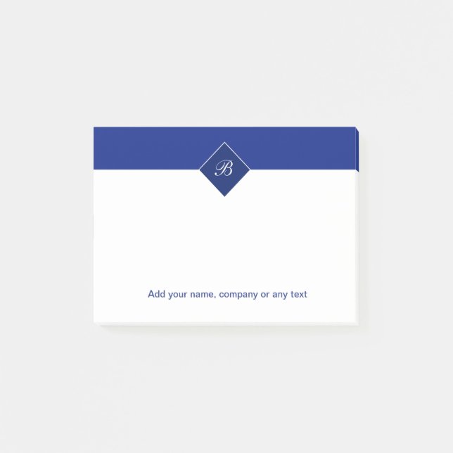 Monogramen postar Postar-it® noterar Post-it Block (Framsida)