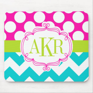 Monogramen pricker och sparrepersonligen musmatta