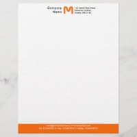 MonogramfärgFooter - orange