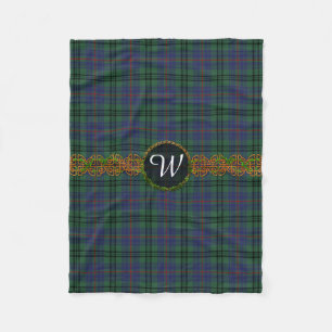MonogramfotgängareTartan Fleecefilt