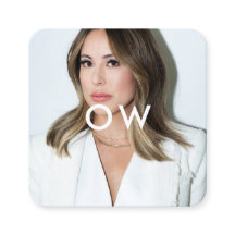 Monogramfoto med det moderna minimalistfyrkantsfäl